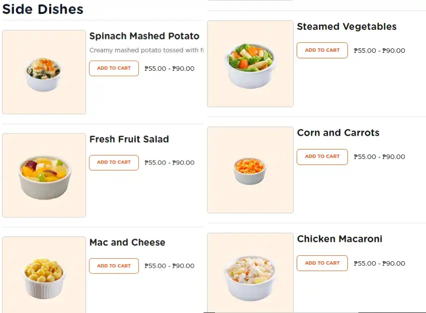 Kenny Rogers Roasters Menu Philippines Price list August 2024