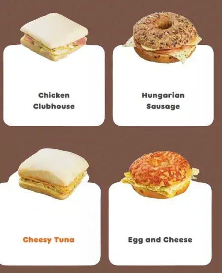 Dunkin Donuts DunCreation Menu Price